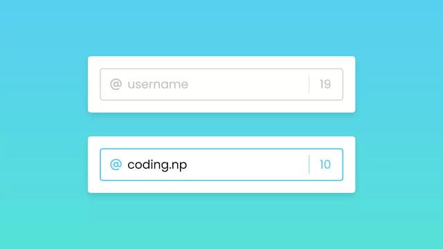 Limit Input Characters using HTML CSS & JavaScript Limit Input Characters using HTML CSS & JavaScript