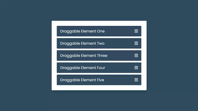 Drag & Drop List or Draggable List using HTML CSS & JavaScript