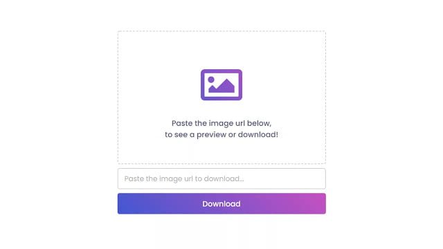 How to Upload, Preview & Download Image using JavaScript & PHP